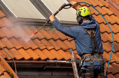 Démoussage et hydrofuge de toiture à Mouhers